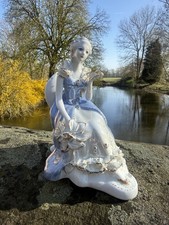 porzellan figur mädchen blume
