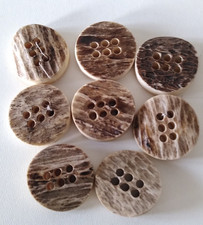 8 echte Hirschhornknöpfe 6