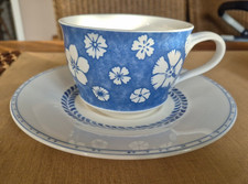 V&B FARMHOUSE TOUCH  BLUEFLOWERS  Frühstückstasse , Milchkaffee- + UT   VILLEROY