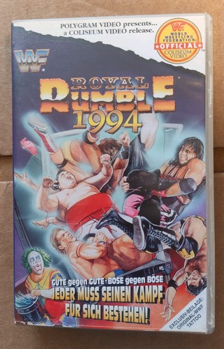 Wwf vhs royal rumble - wwf,