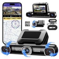 AZDOME 3Zoll 4CH Dashcam 4K