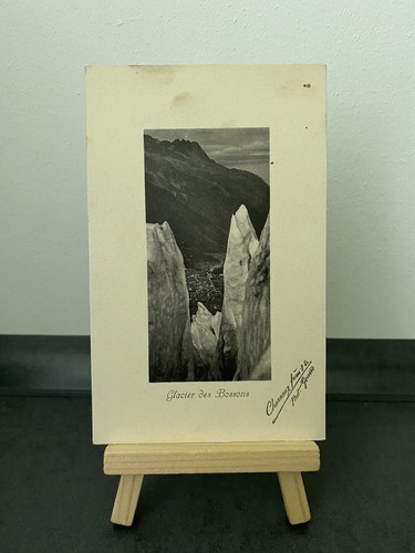 Vintage postkarte glacier des - vintage,