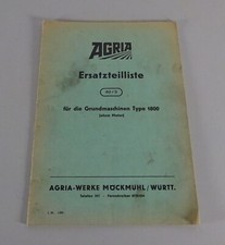 Teilekatalog / Ersatzteilliste