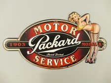 Blechschild Packard Motor
