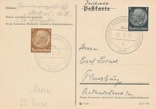 Deutsche Kriegsmarine-Schiffspost Nr. 11 1937 Vermessungsschiff METEOR 22. Reise