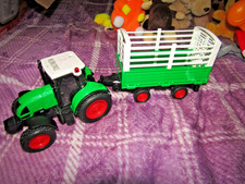 11teil Spielzeug für Jungs Auto Bulldog mit Hängern Bewegliche Krabbe Stofftier