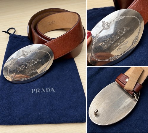 Prada gürtel leder braun - gürtel,