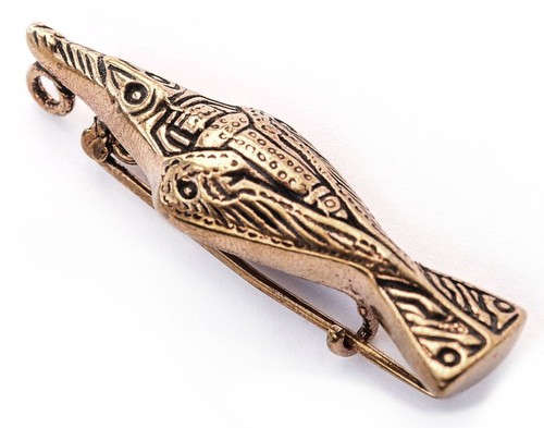 Munin wikinger brosche fibel - wikinger,