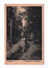 Ak Falkenstein im Vogtland Im Göltzschtal am Mühlgraben