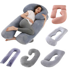 XXL Stillkissen Schwangerschaftskissen Seitenschläferkissen Ergonomisch geformt