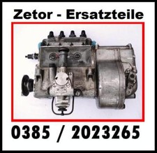 Zetor Schlepper Super Traktor Pumpe  Ersatzteile ( Einspritzpumpe  +  AT ) 