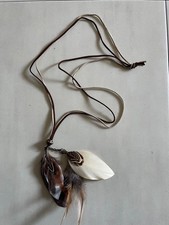 Goa feder halskette - goa, anhänger