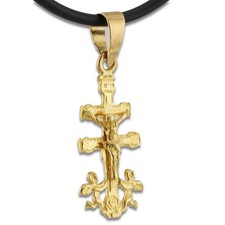 Jesus Kreuz Engel Gold Anhänger 750 18 Kt Gelbgold Glaube Religion Wert 490,-