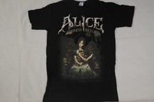 ALICE MADNESS RETURNS BILD & LOGO T-SHIRT NEU OFFIZIELLES VIDEOSPIEL 2011 SELTEN