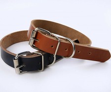 Hundehalsband, Lederhalsband