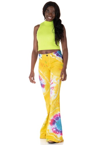 Comycom damen batik schlaghose - comycom,