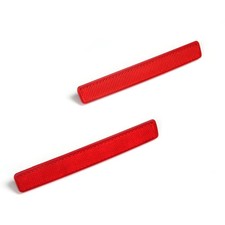 Rot Heckschürze Reflektoren