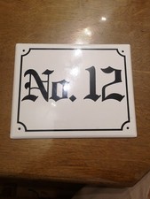 Emailschild Hausnummer 12