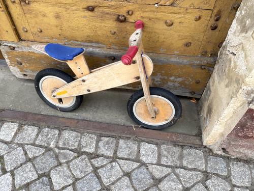 Laufrad aus birkenholz - laufrad,
