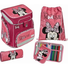 Scooli EasyFit Schulranzen Set 5 teilig - MINNIE MOUSE - Neu 