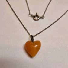 Bernstein Butterscotch Herz