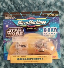 NEU UND VERPACKT Galoob Star Wars Micro Machines Röntgenflotte (TIE Fighter und A-Wing) 1996