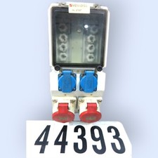 CEE-Verteiler Wandverteiler Stromverteiler Baustromverteiler 400V/16A CEE 44393