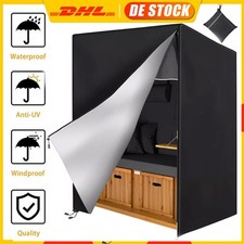 Strandkorb Schutzhülle Wasserdicht 420D Strandkorbhülle XXL Abdeckhaube Hülle DE