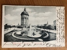 Alte Ansichtskarte 1902 Mannheim, Wasserturm Vorderansicht