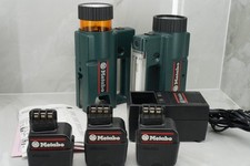 Metabo HLA 15 Halogen Akku Handleuchte + 3x Akku 9,6V + Ladegerät USLG 230