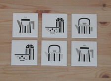 6 Stück Dekorfliesen 10x10 cm