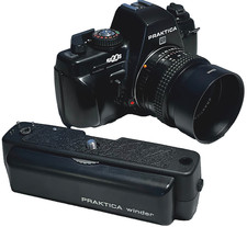 Praktica BX20S+CARL ZEISS-Prakticar 1:1.4 F=50mm MC+Winder, "Wendezeit-Rarität"!