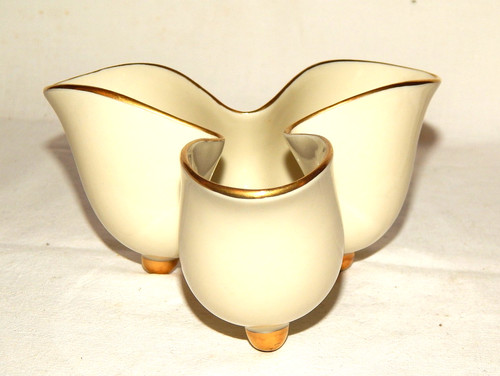 Vase porzellan 1950er - porzellan,