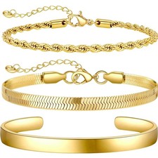 Damen Armreif Gold Armband