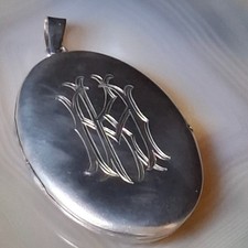 Jugendstil anhänger alpacca - anhänger,