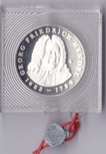20 Mark 1984  GEORG FRIEDRICH HÄNDEL   pol. Platte  Aufl.  4.500   orig. verpl.