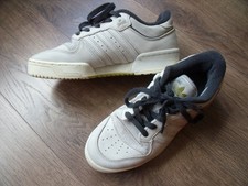Adidas Leder Sneaker Schuhe Hellbeige-Hellgrau-Ton Gr. 41 1/3 