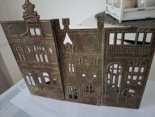 Windlicht 3er Set Eisen Antik-Finish