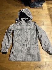 XS Exes Skijacke Gr. 164, Silber reflektierend, Winterjacke