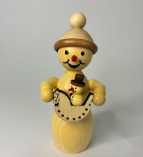 Wagner Schneefrau mit Reiterlein, Nr. 20/7, ca.10cm, Neu 2025, echt Erzgebirge