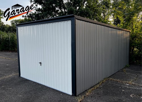 Blechgarage mit pultdach - blechgarage, 5