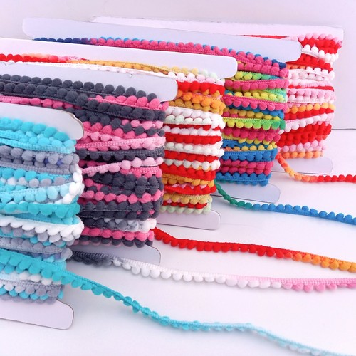 Rainbow ombre mini bommel - rainbow,