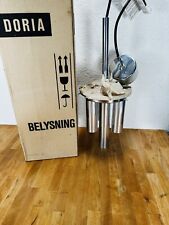 Doria Deckenleuchte Fassung | Vintage Lampe | Silber | Neu |