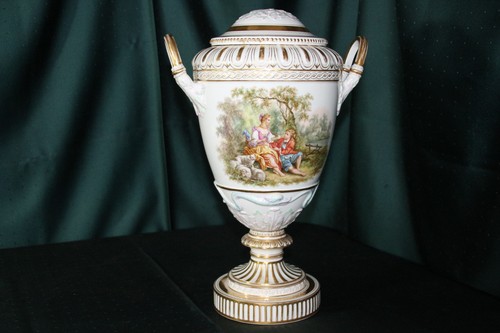 Kpm porzellan deckelvase - kpm,