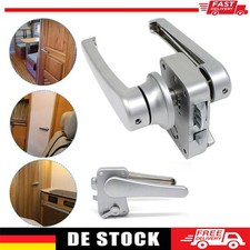 WC-Türhebel-Schloss-Set Bad Griff Knopf Hebel-Türschloss für Camper Yacht RV DE！