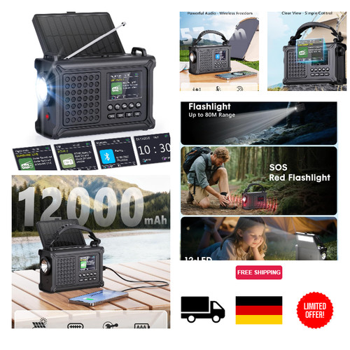 Rocam kurbelradio dab - kurbelradio, ukw