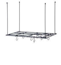 Aufbewahrung Rechteck Square Rack Küchenreling schwarz