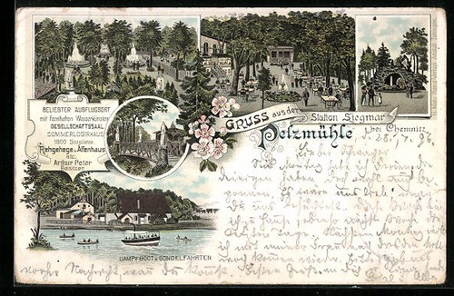 Lithographie siegmar bei - siegmar,
