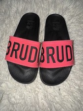 Chabos Brudiletten Schlappen Slipper Schuhe Latschen Sandalen Neon Pink Brudi