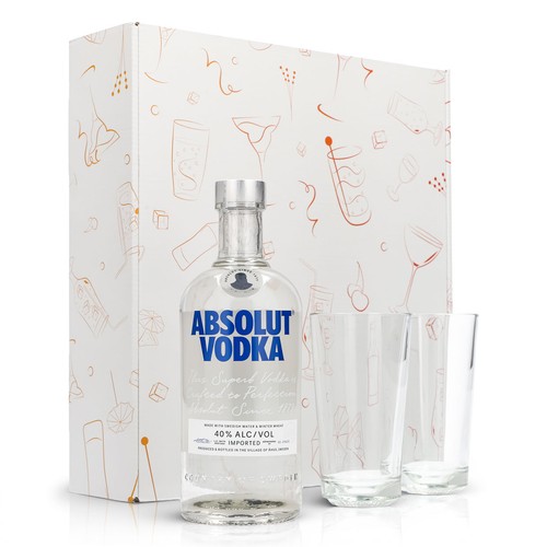 Absolut vodka geschenkset - absolut, 0,7l